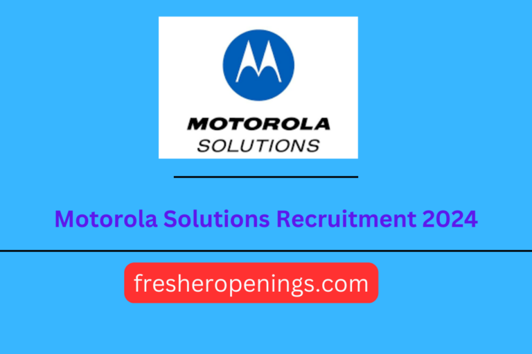 Motorola Solutions Internship Drive 2024