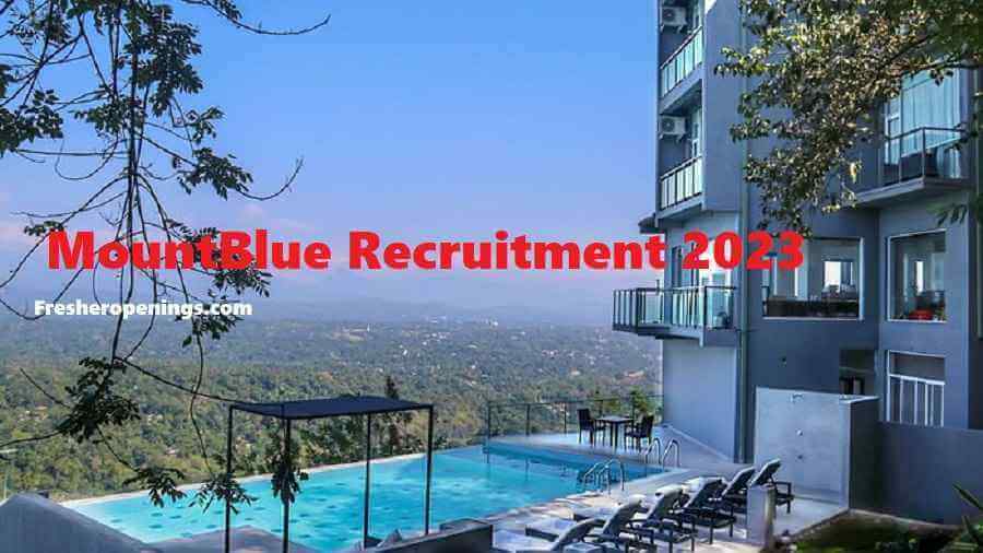 Mount Blue Recruitment 2023