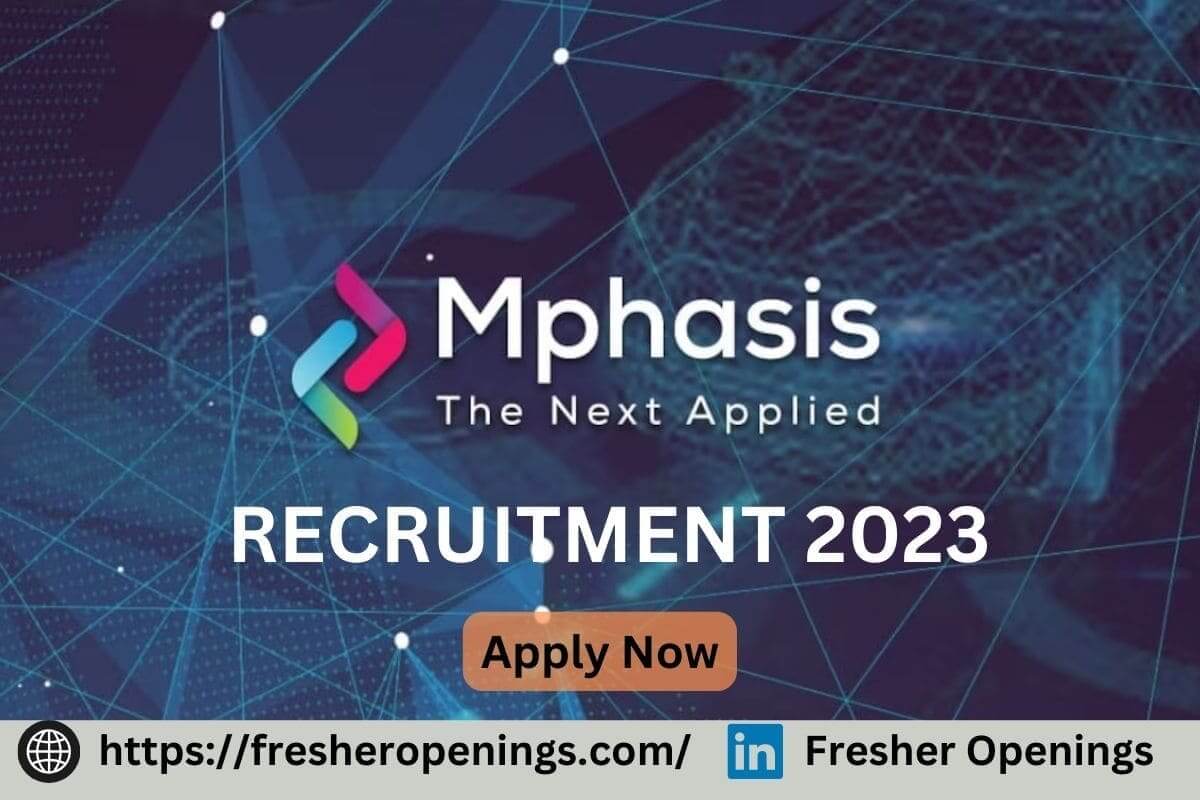 Mphasis Fresher Jobs 2023-2024