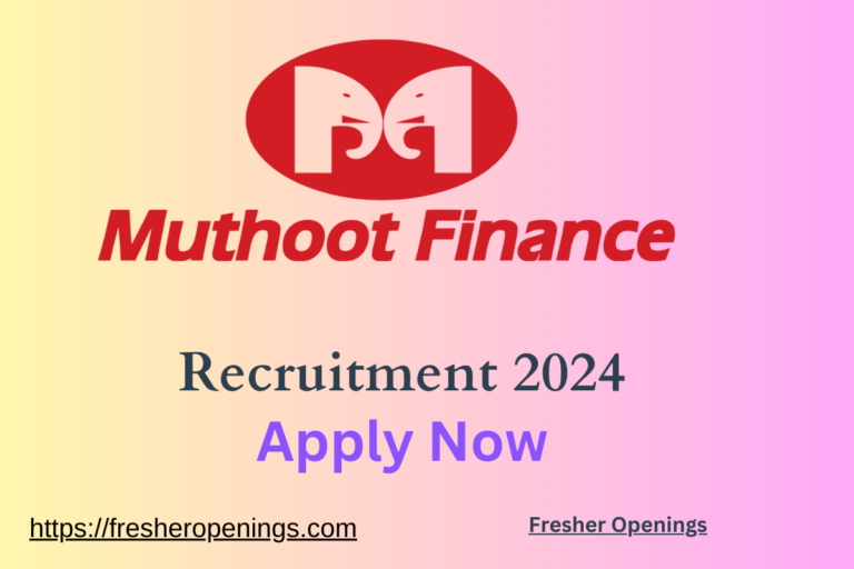 Muthoot Finance Mega Walk-in Drive 2024