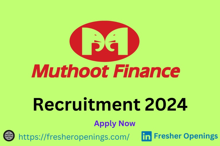 Muthoot Finance Mega Walk-in Interview Drive 2024
