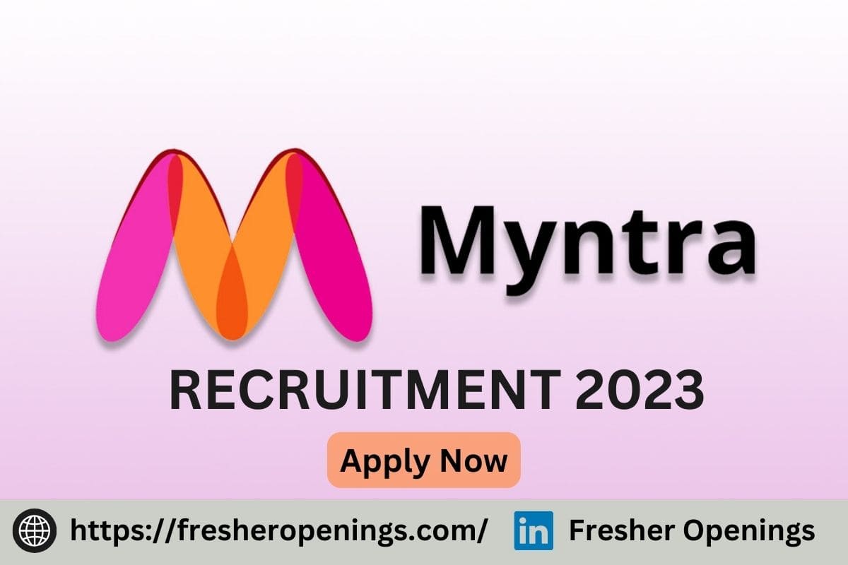 Myntra India Fresher Jobs 2023-2024