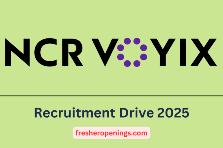 NCR Voyix Jobs 2025 for Freshers