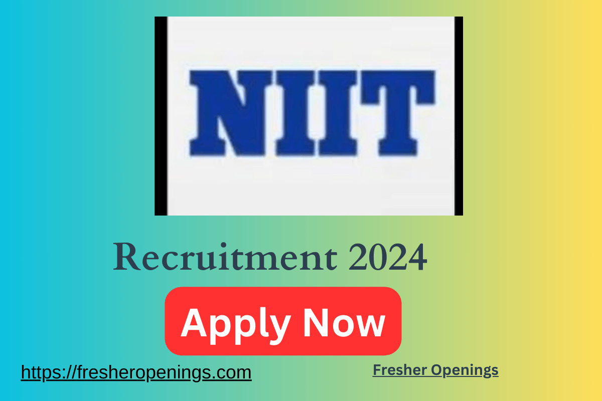 NIIT Off Campus Freshers Drive 2024