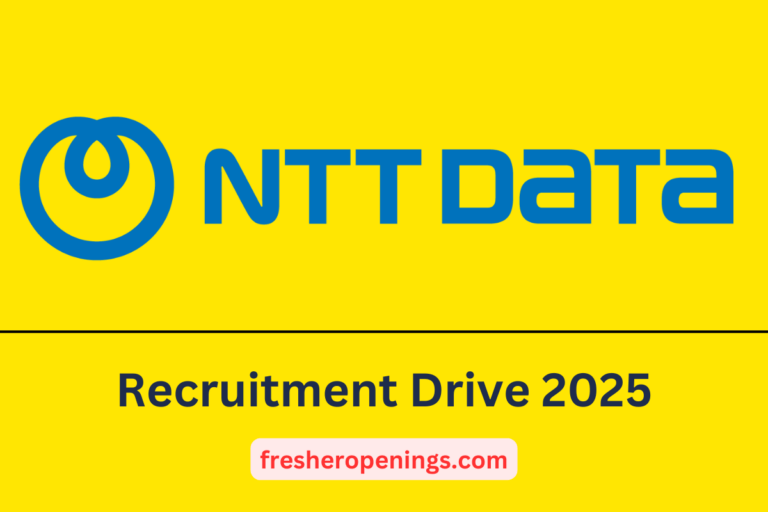 NTT Data Interview Drive 2025 for Freshers