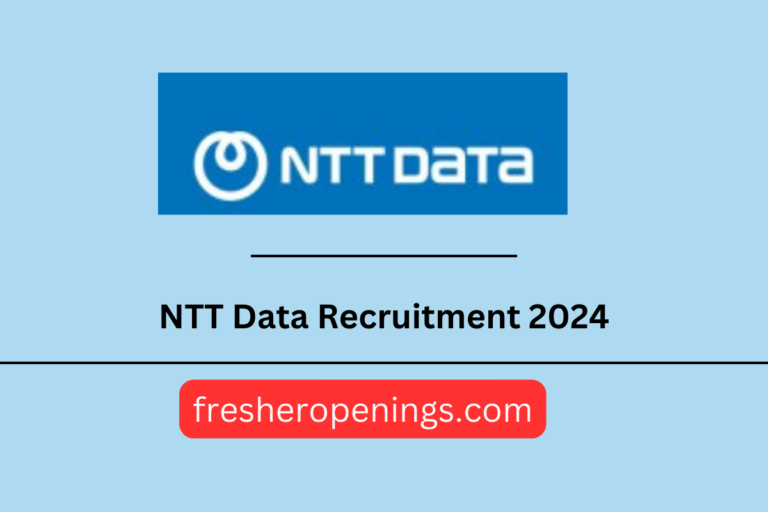 NTT Data Jobs for Freshers 2024