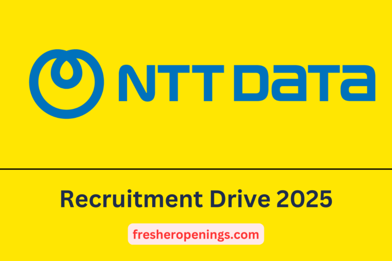 NTT Data Walk-in 2025 for Freshers