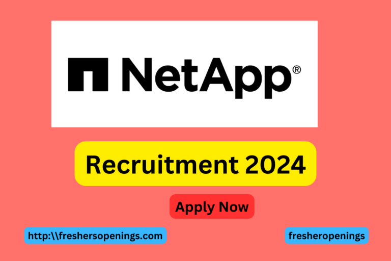 NetApp Freshers Job 2024