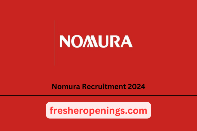 Nomura Internship Drive 2024
