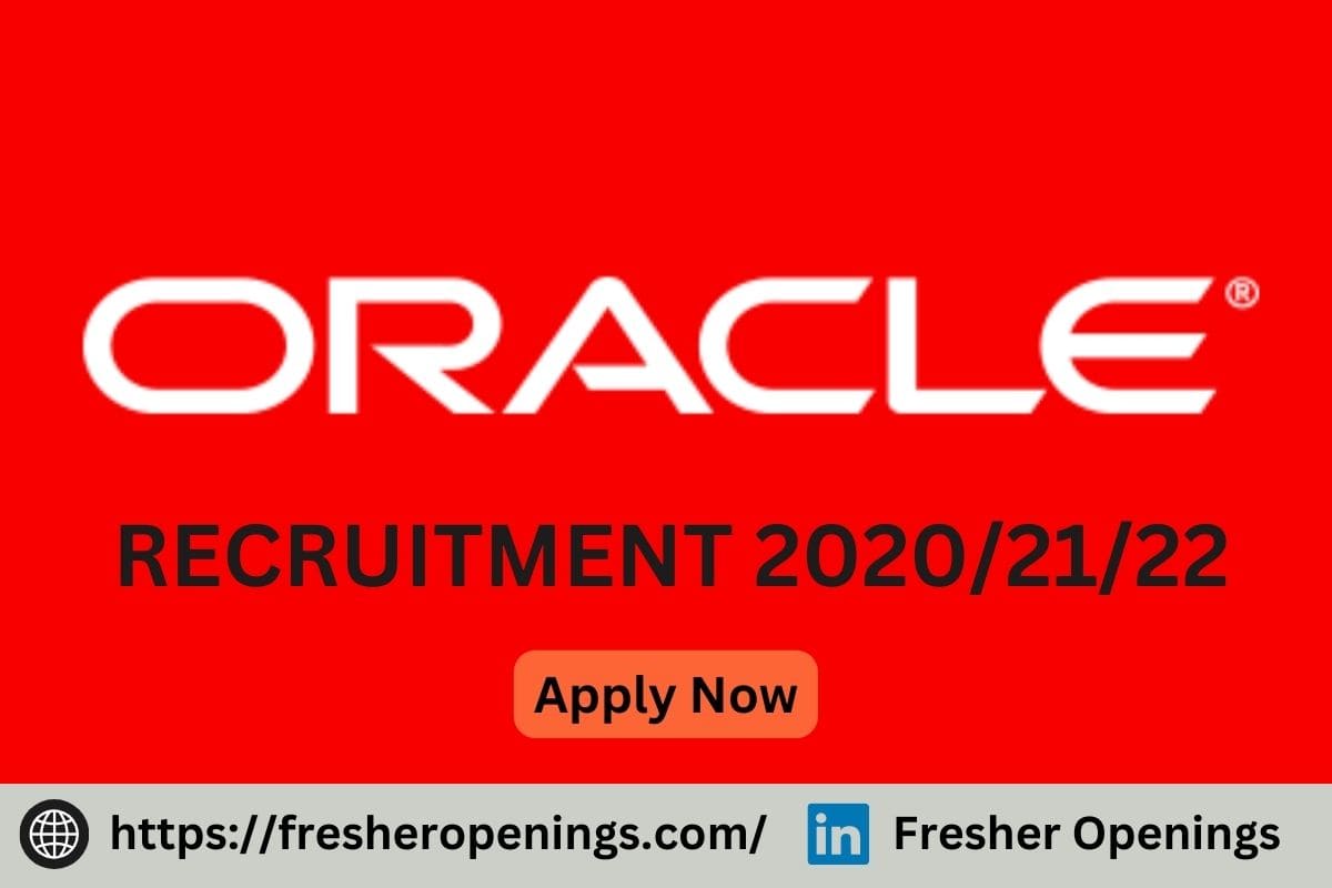 Oracle Fresher Jobs 2023-2024