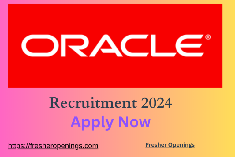 Oracle Off Campus Freshers Drive 2024