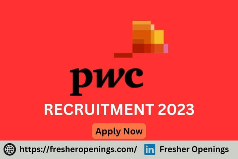 PWC Jobs Careers 2023-2024 | Off Campus Driving Drive | Apply Today