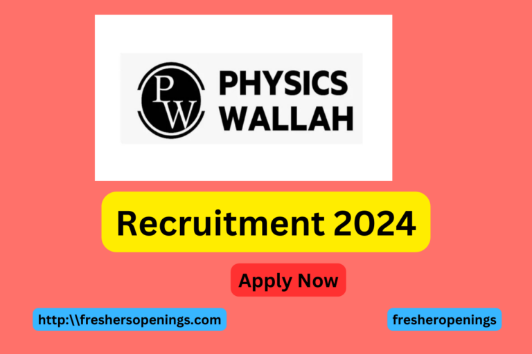 Physics Wallah Hiring Job 2024