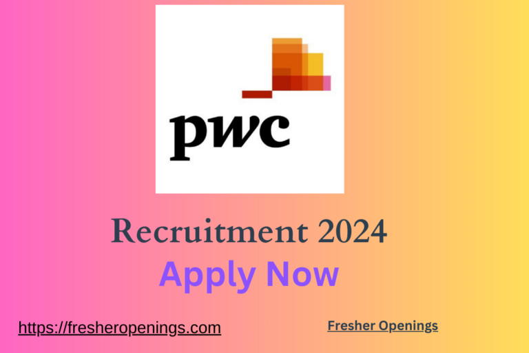 PwC Job Recruitment 2024