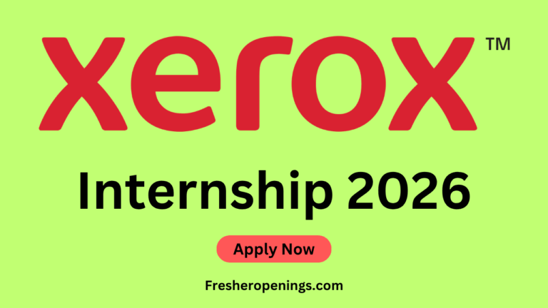 Xerox Summer Internship 2026