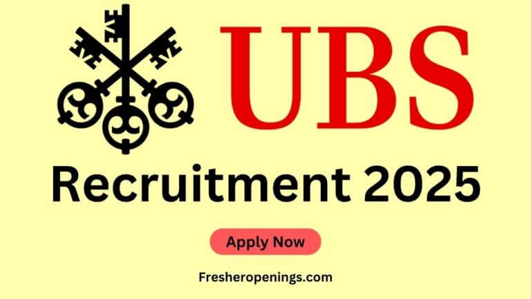 UBS Off Campus Jobs 2025