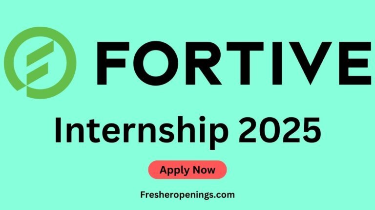 Fortive Internship 2025