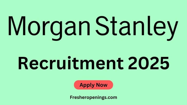Morgan Stanley Off Campus Jobs 2025