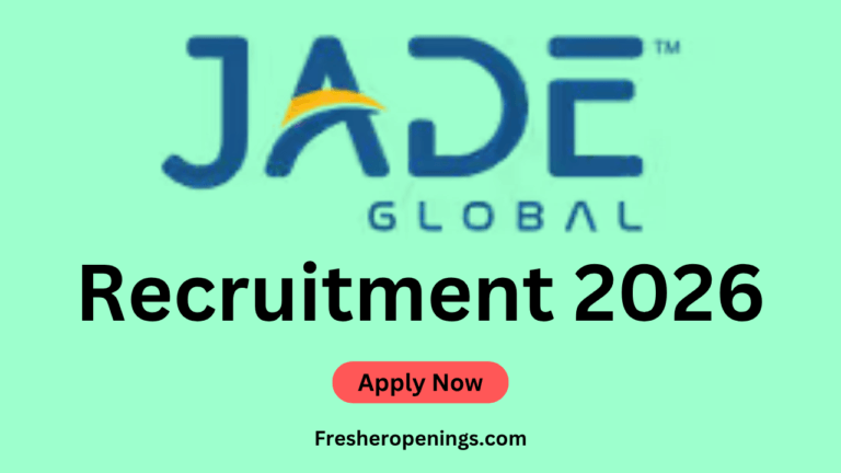 Jade Global Off Campus Drive 2026