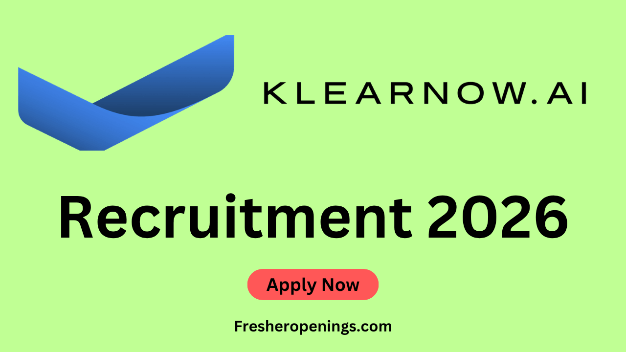 KlearNow.AI Off Campus Drive 2026
