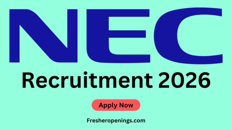 NEC Corporation Recruitment 2026