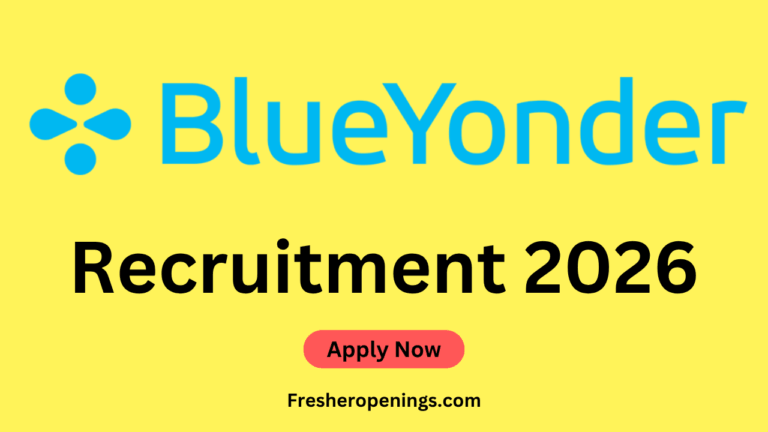 Blue Yonder Recruitment Drive 2026