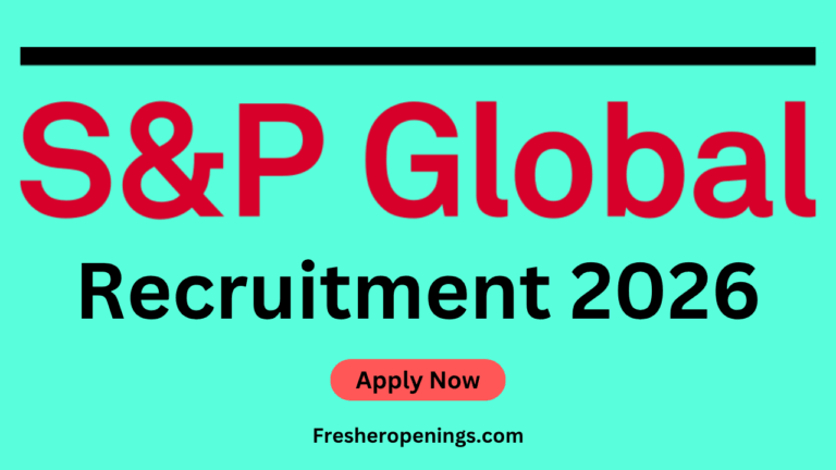S&P Global Recruitment Drive 2026