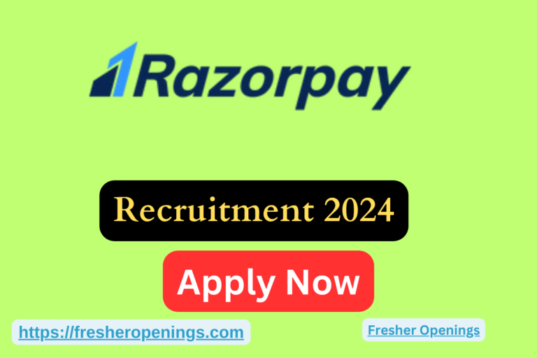Razorpay Freshers Job 2024