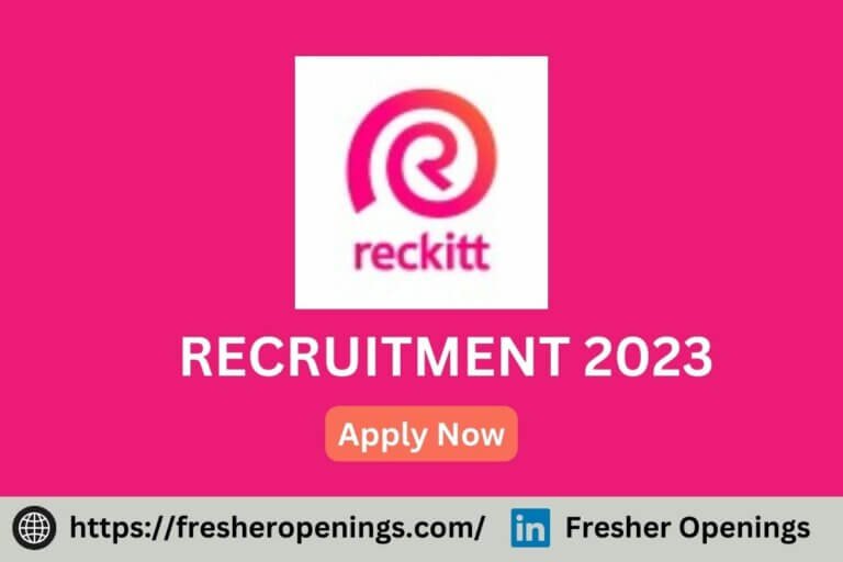 Reckitt Jobs for Graduates 2023-2024