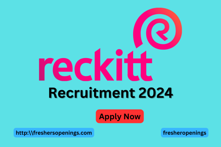Reckitt Job Opening Drive 2024