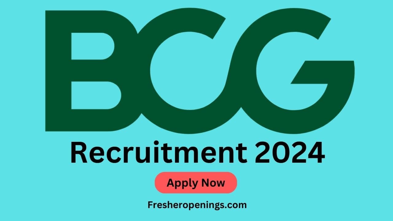 BCG Recruitment Drive 2024