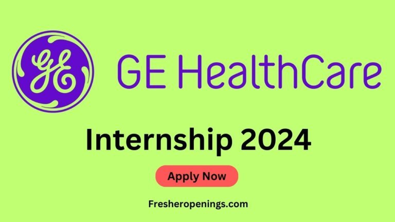 GE Healthcare Internship 2024