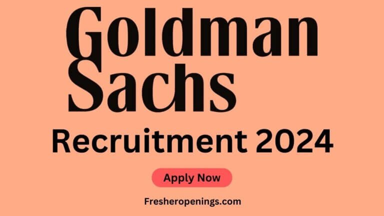Goldman Sachs Recruitment for 2025 Batch