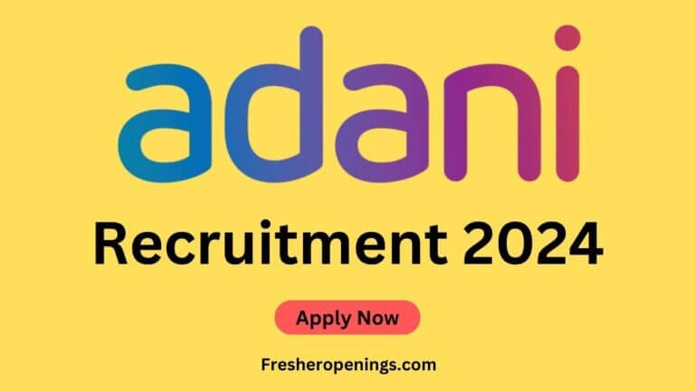 Adani Group Off Campus Drive 2024