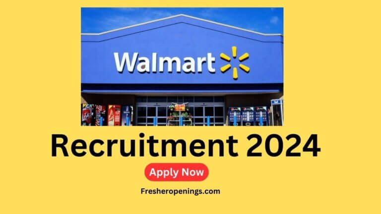 Walmart Recruitment Drive 2024