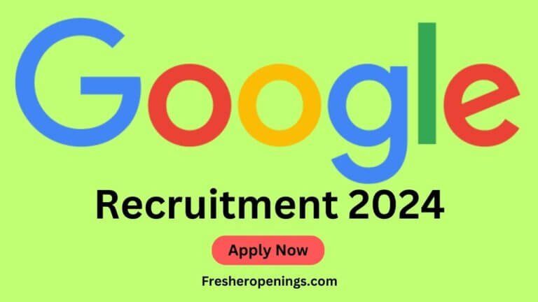 Google Recruitment Jobs 2024