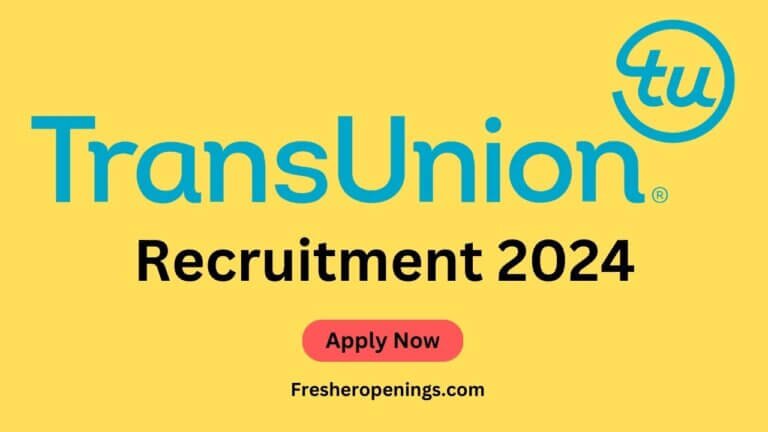 TransUnion Recruitment Drive 2024