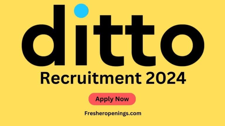 Ditto Work From Home Jobs 2024