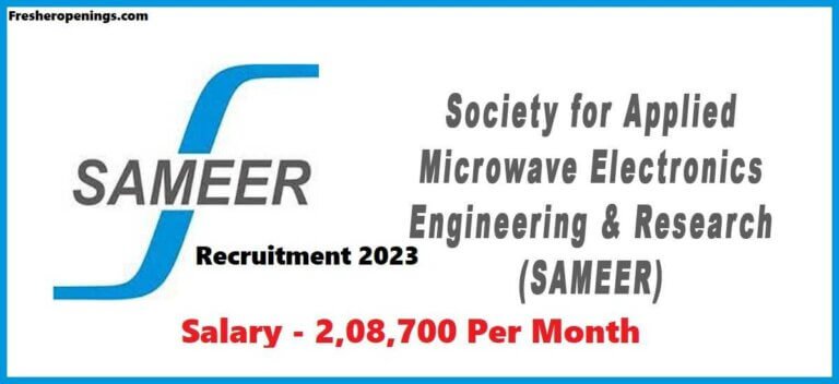 SAMEER Recruitment 2023