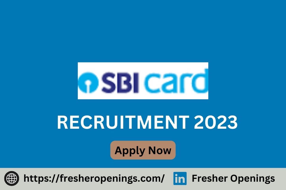 SBI Card Job Openings 2023-2024