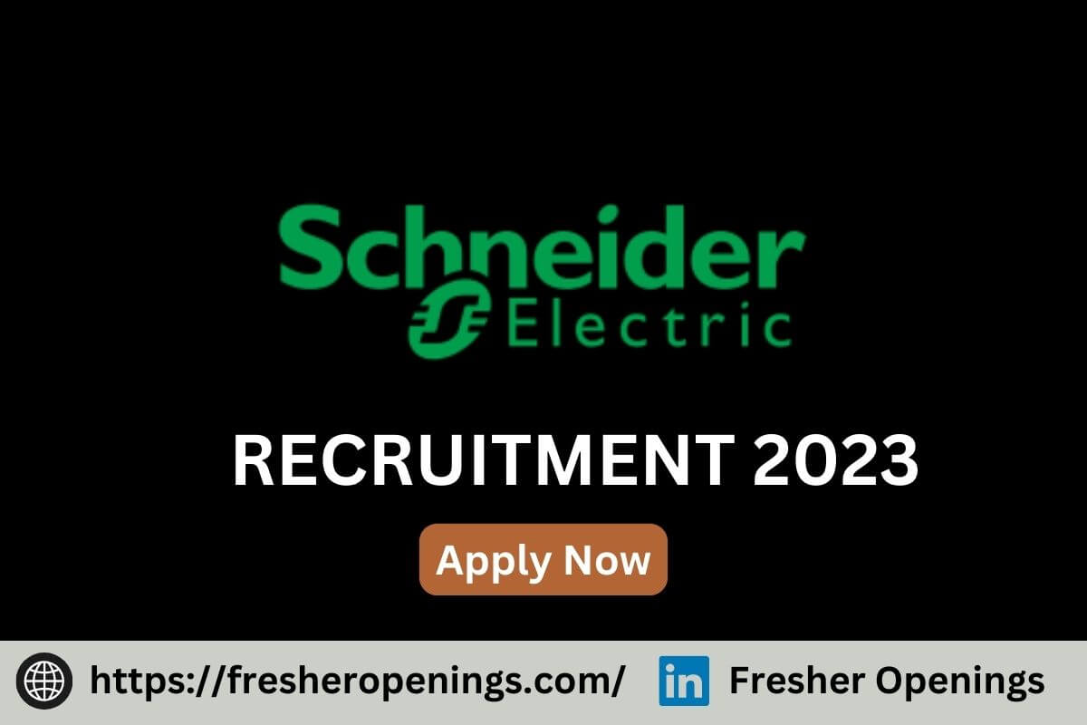 Schneider Electric Fresher Jobs 2023-2024