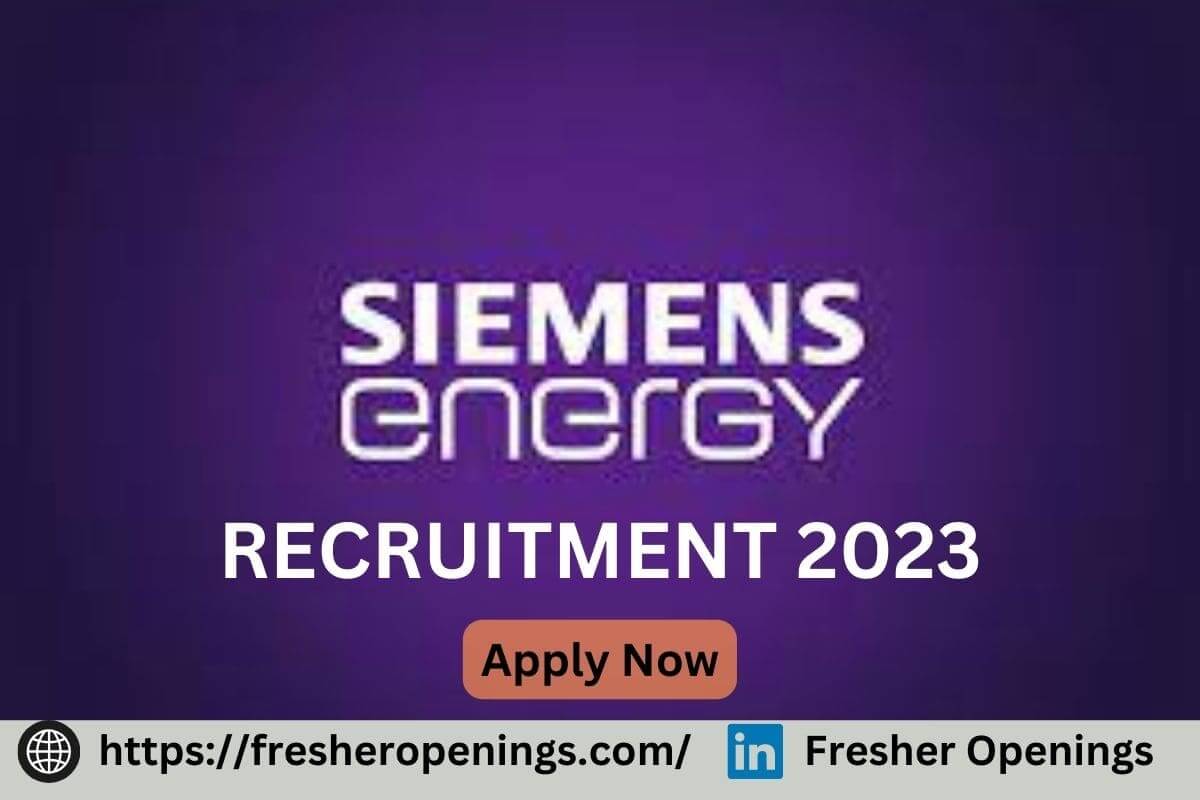 Siemens Energy Jobs 2023-2024