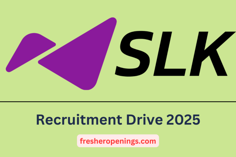 SLK Off Campus Jobs 2025