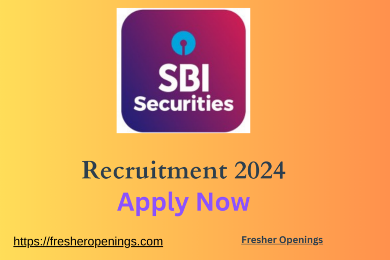 Sbicap Securities Walk-in Recruitment 2024