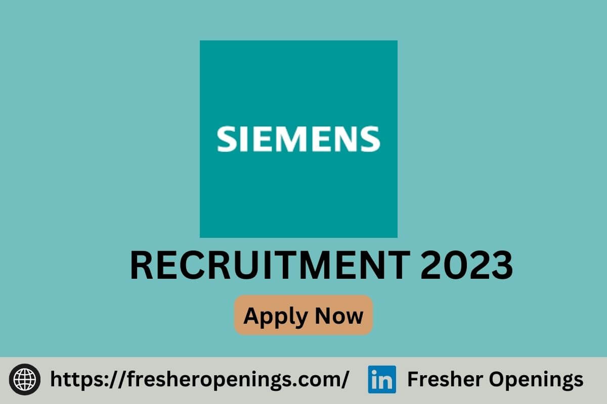 Siemens Job Vacancies 2023-2024