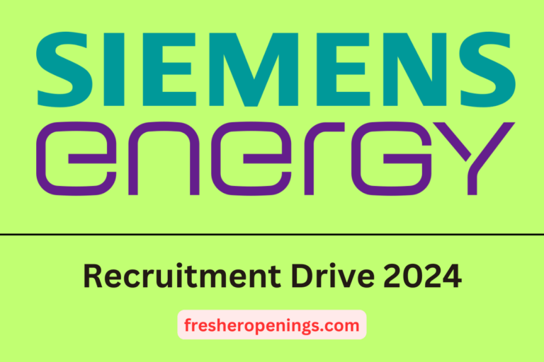 Siemens Energy Recruitment 2024-2025