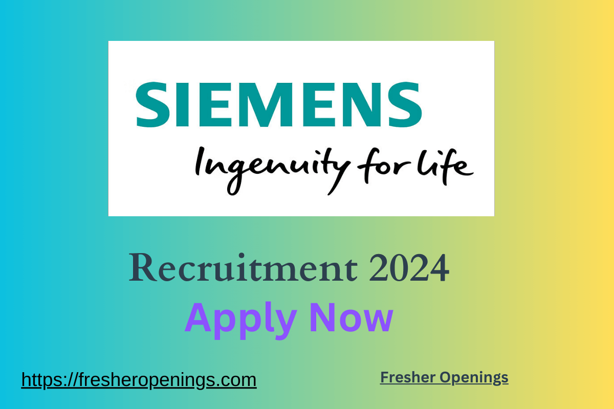 Siemens Off Campus Recruitment 2024