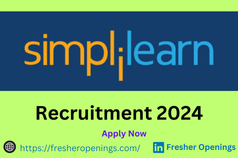 Simplilearn Off Campus Interview Drive 2024