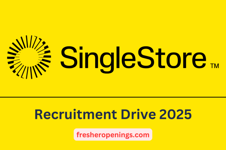 SingleStore Jobs Hiring Drive 2025