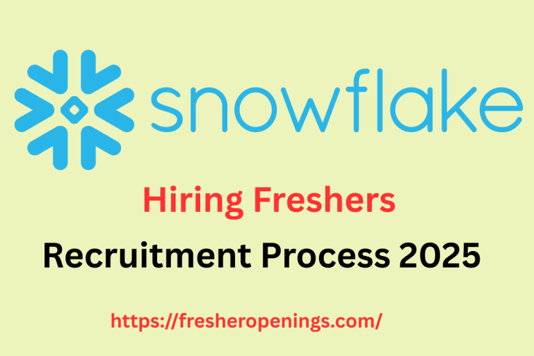 Snowflake Jobs for Freshers